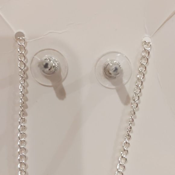 Starburst Set Pendant Necklace Stud Earrings - Picture 5 of 6